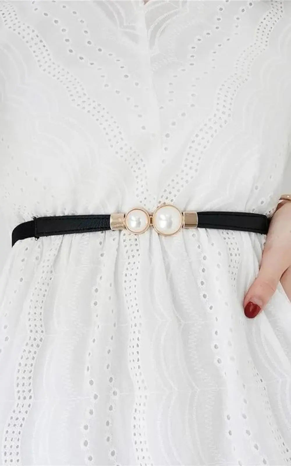 Ceinture Créative à Boucle en Perles pour Femme | #Accessoire de Mode DreamStylista