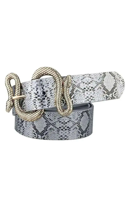 Ceinture pour Femmes en Cuir avec Boucle Serpent | #style
