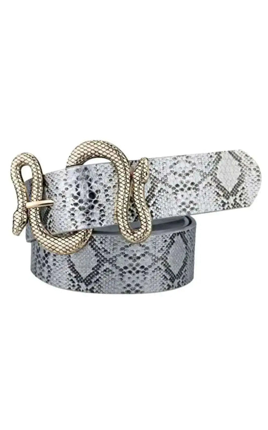 Ceinture pour Femmes en Cuir avec Boucle Serpent | #style
