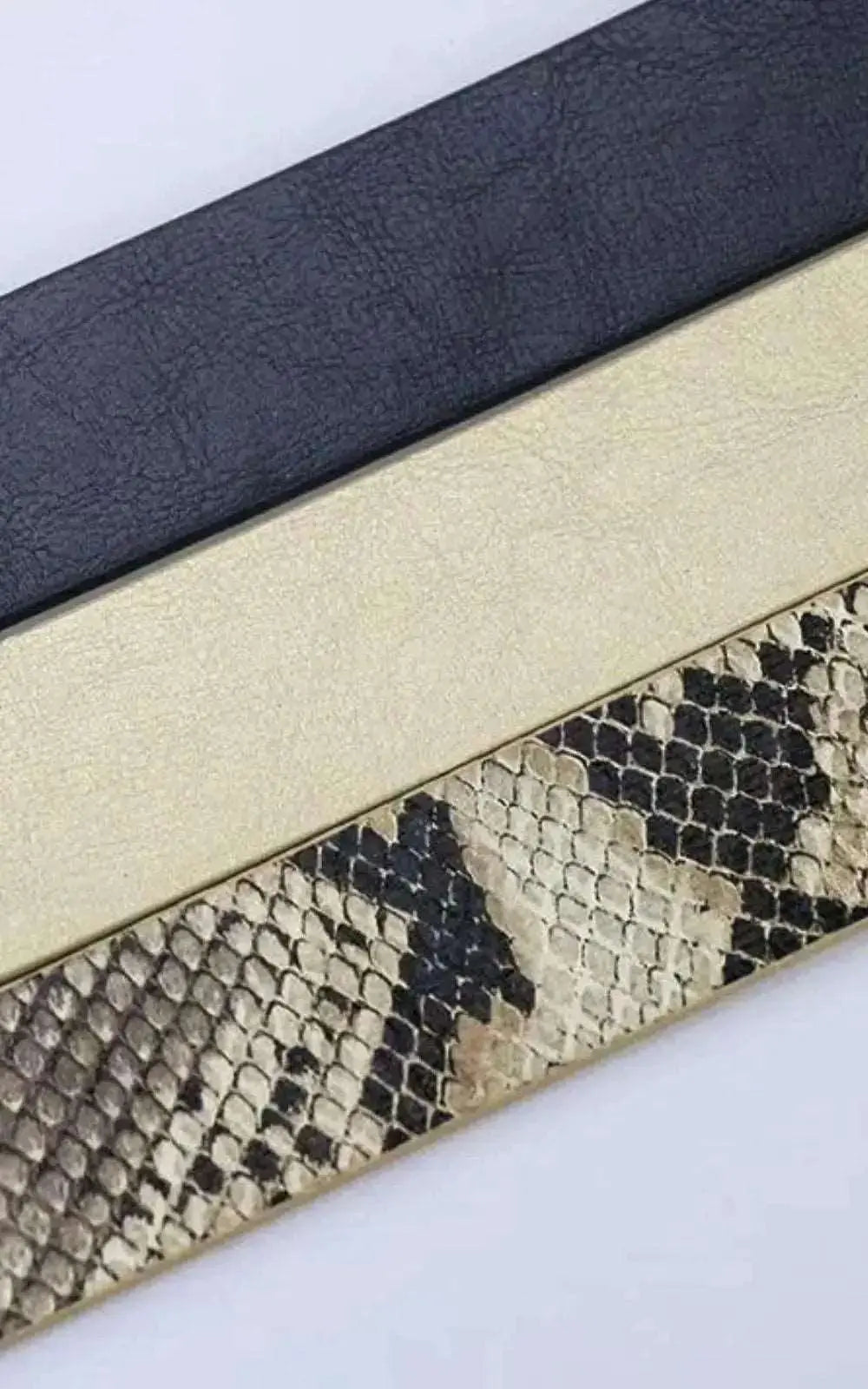 Ceinture pour Femmes en Cuir avec Boucle Serpent | #style
