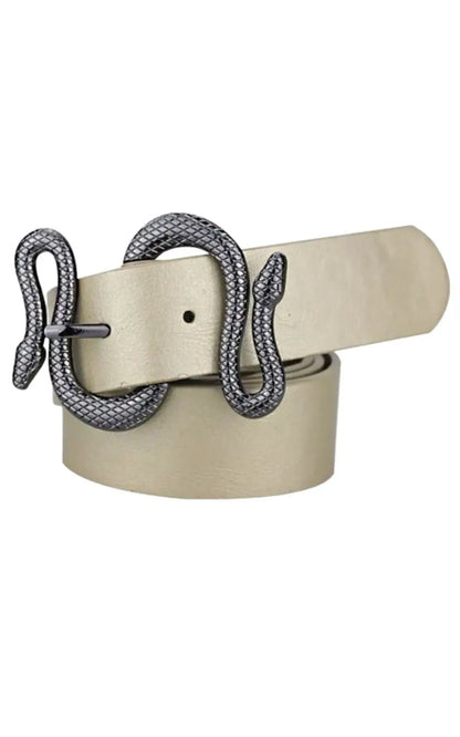 Ceinture pour Femmes en Cuir avec Boucle Serpent | #style DreamStylista