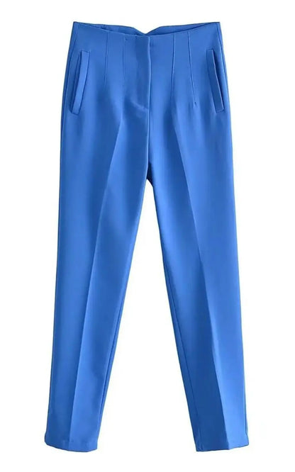 KONDALA Pantalon Droit Taille Haute pour Femmes | #Élégance DreamStylista