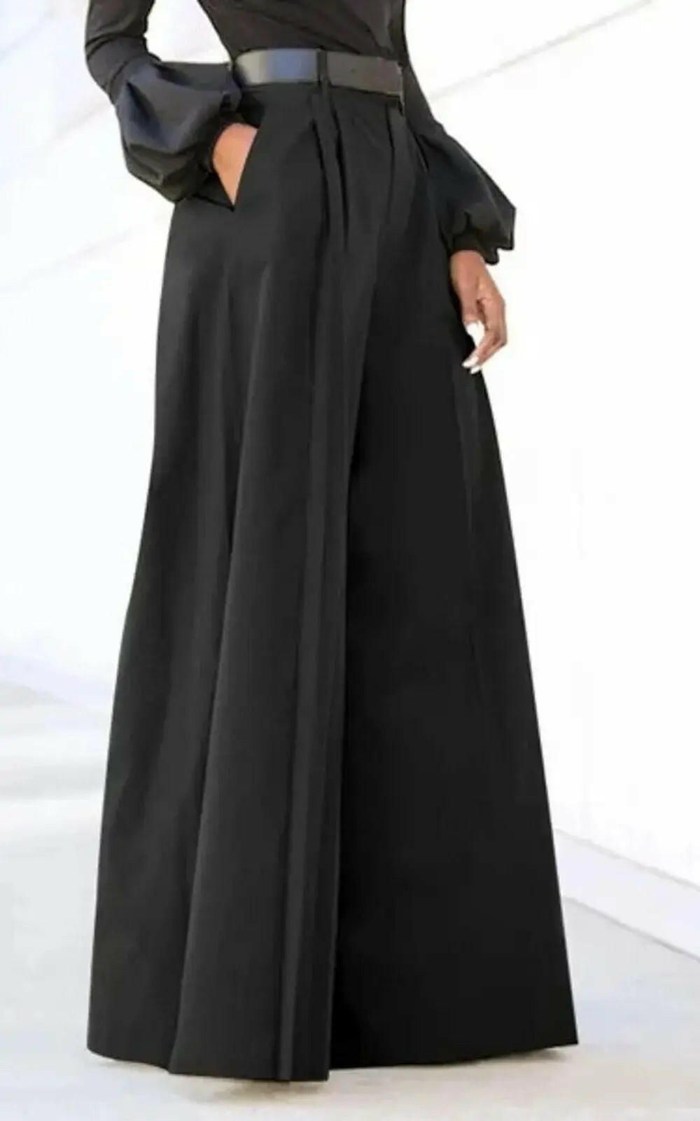 Pantalon Taille Haute pour Femmes, Palazzo  | #Style d'été DreamStylista