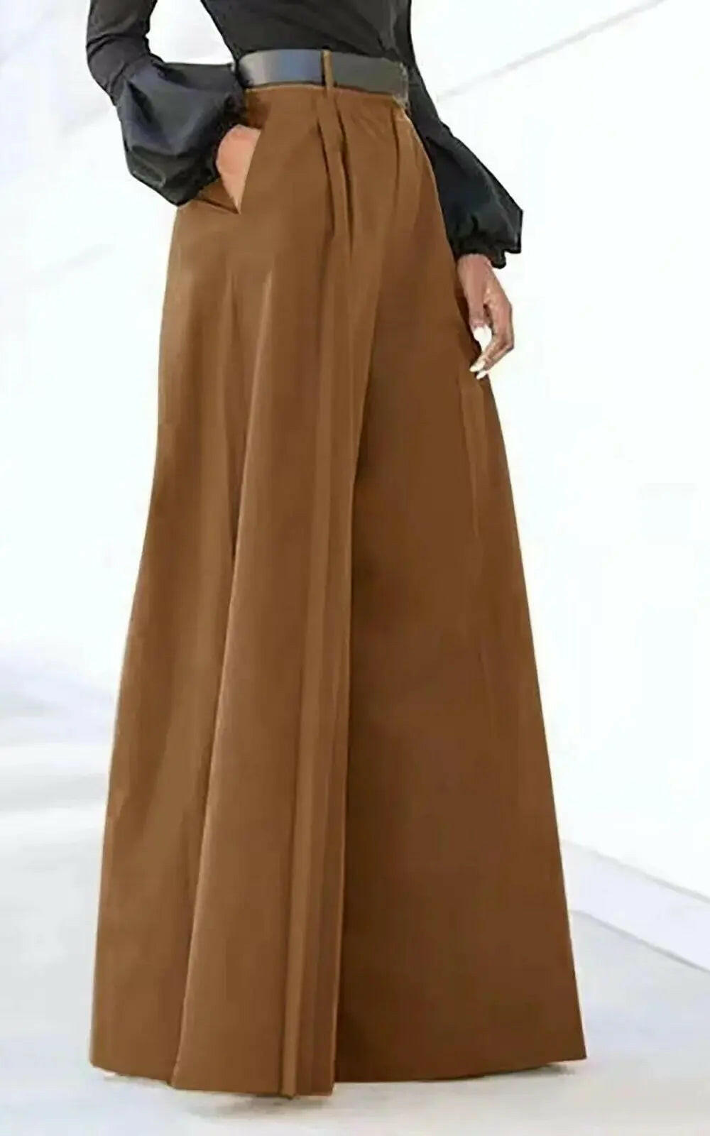 Pantalon Taille Haute pour Femmes, Palazzo  | #Style d'été DreamStylista