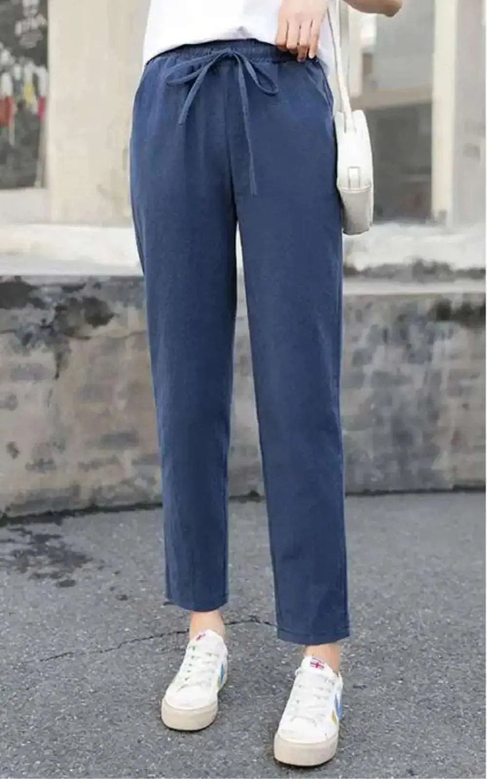 Pantalon en coton et lin décontracté pour Femme | Taille élastique #summer