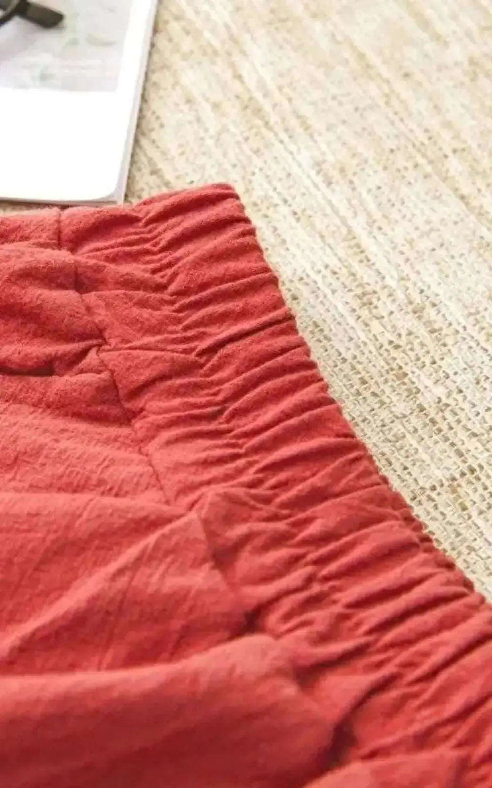 Pantalon sarouel décontracté en coton et lin pour Femme | #Eté
