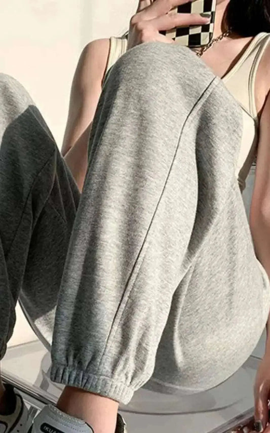 Pantalons de Survêtement Décontractés Taille Haute | #Collection Printemps-Été