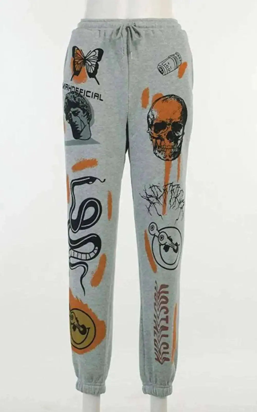 Pantalons de jogging pour Femme | Streetwear Décontracté Taille Haute