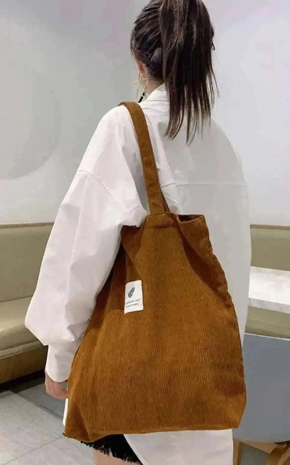 Sac en Velours Côtelé pour Femmes |  #Élégance et Durabilité