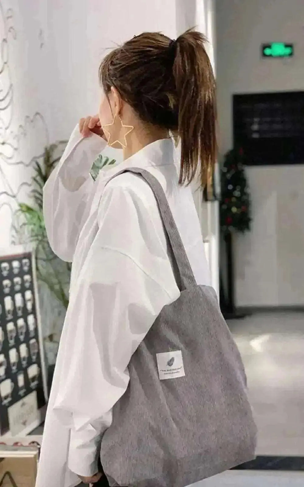 Sac en Velours Côtelé pour Femmes |  #Élégance et Durabilité